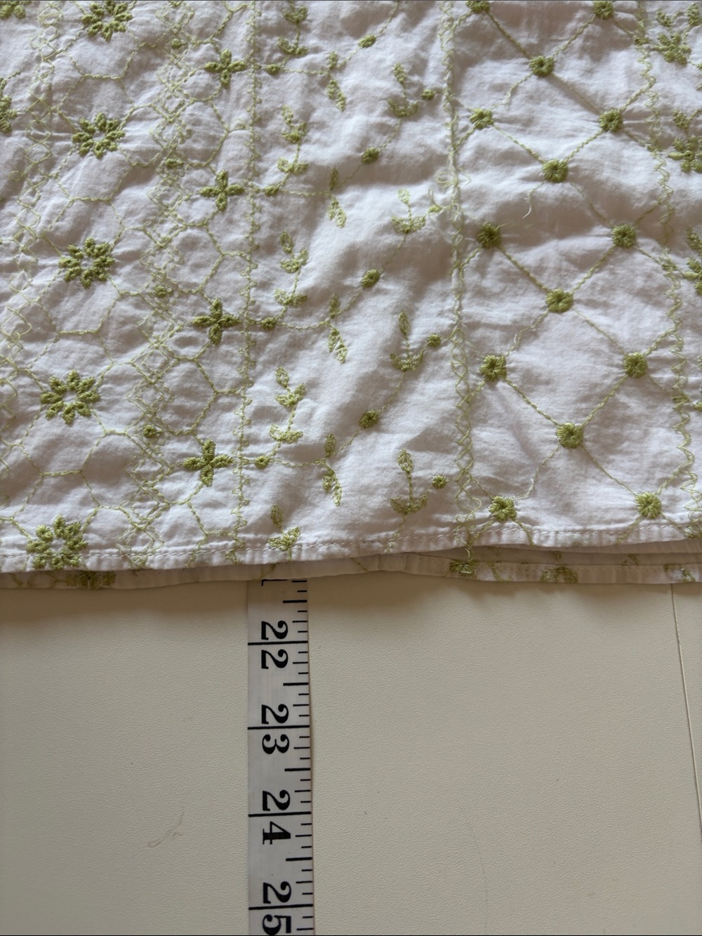Wet Seal Cottage White Dainty Floral Embroidered 100% Cotton Mini Skirt Small - Picture 9 of 10